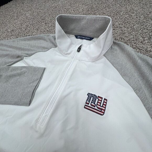 Cutter & Buck Other - NEW YORK GIANTS NFL FOOTBALL Cutter & Buck‎ 1/4 ZIP JACKET MEDIUM USA
